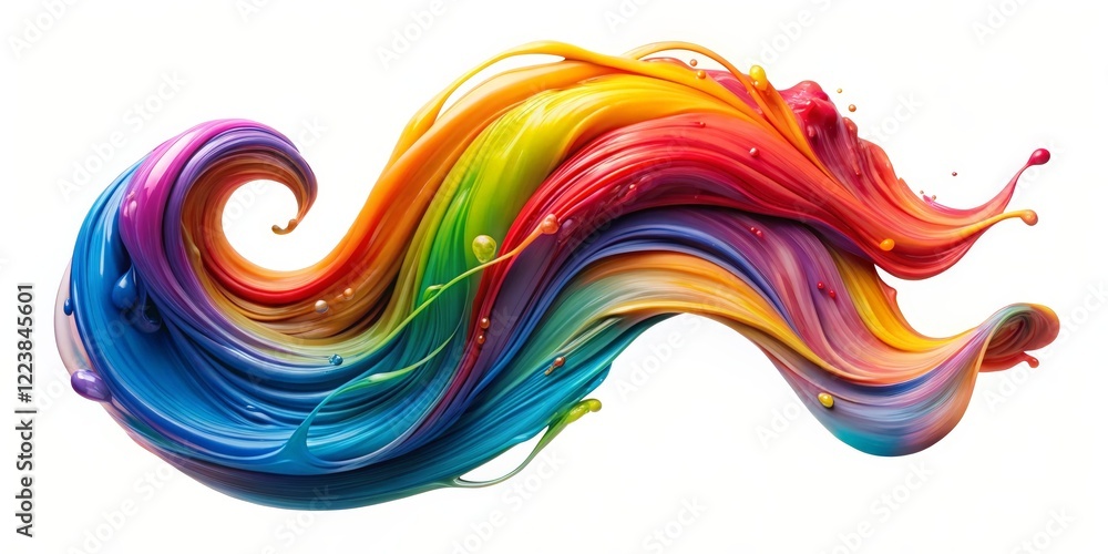 Fototapeta premium Abstract Colorful Swirl