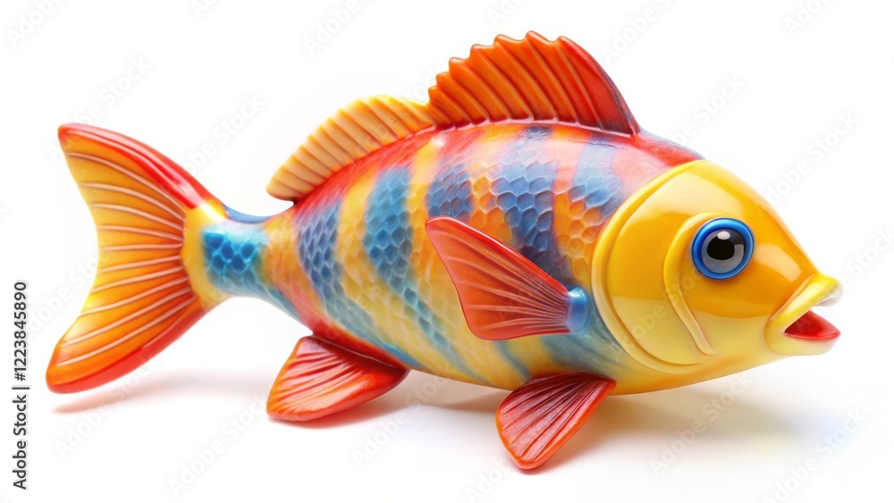 Fototapeta premium Colorful Plastic Fish Toy