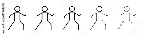 Dance icon Vector logo sign