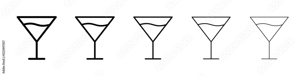 Drink icon Vector logo sign Drink icon Vector logo sign