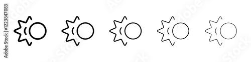 Eclipse icon Vector logo sign