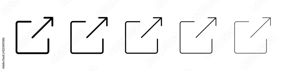 Export icon Vector logo sign Export icon Vector logo sign