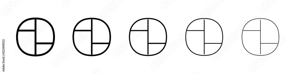 Grid icon Vector logo sign Grid icon Vector logo sign