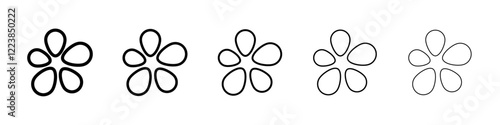 Icq icon Vector logo sign