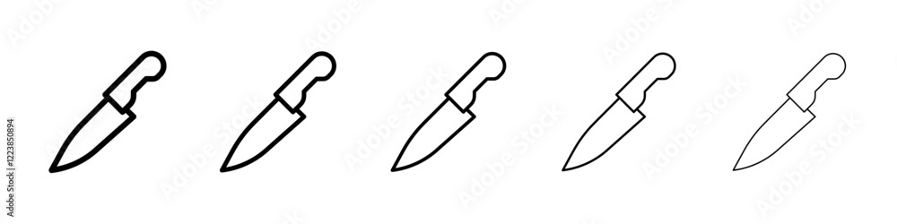 Knife icon Vector logo sign Knife icon Vector logo sign