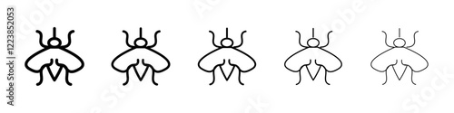 Mosquito icon Vector logo sign