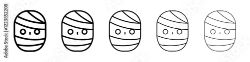 Mummy icon Vector logo sign