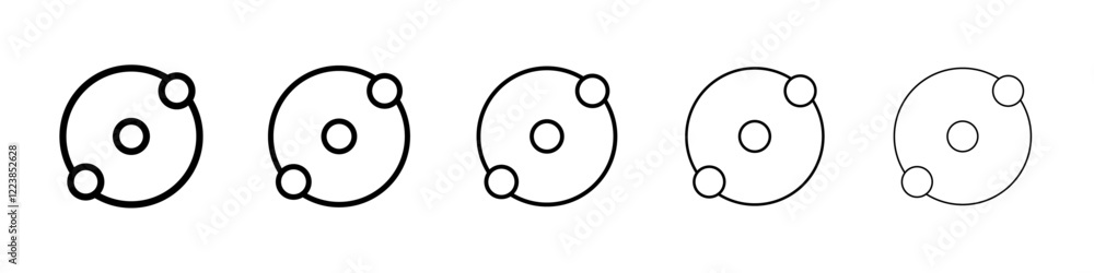 Nucleus icon Vector logo sign Nucleus icon Vector logo sign