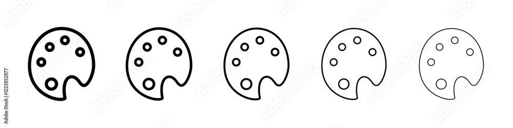 Paint icon Vector logo sign Paint icon Vector logo sign