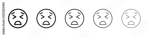 Preserving emoji icon Vector logo sign