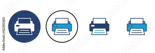 Print icon vector. printer icon vector.