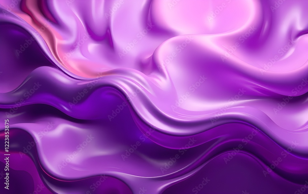 Obraz premium Abstract Wave element Background 3d Rendering, Colorful modern