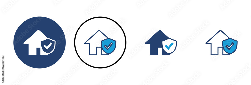 house insurance icon vector. house protection icon. house insurance icon vector. house protection icon.