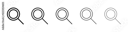 Search icon Vector logo sign