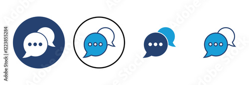 Chat icon vector. speech bubble icon. comment icon vector. message. contact us