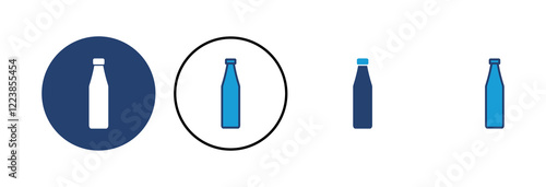 Bottle icon vector. bottle vector icon