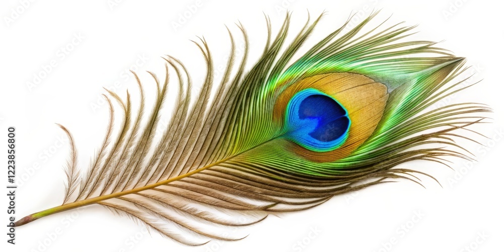 Obraz premium Peacock Feather Detail