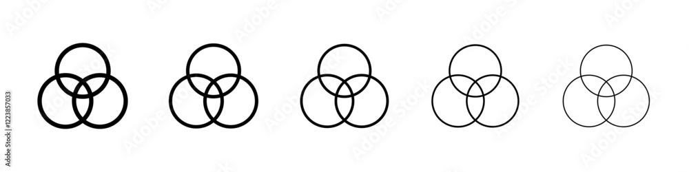 Vien charts icon Vector logo sign Vien charts icon Vector logo sign