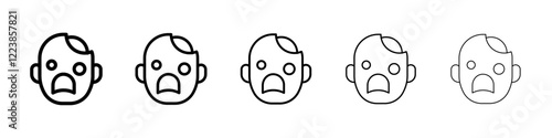 Zombie icon Vector logo sign