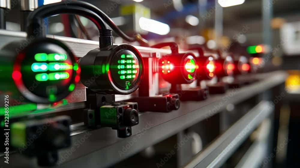 Electronic devices with led indicators in various colors and patterns ...