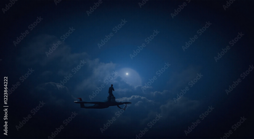Fototapeta premium airplane in the sky, helicopter, sky, airplane, plane, flying, air, fly, flight, aircraft, travel, sunset, sea, water, transport, transportation, aviation, army, clouds, chopper, cloud, boat, ocean, r