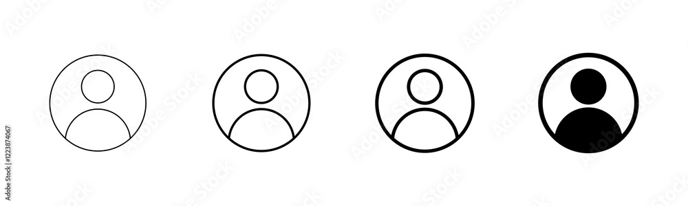 User Icon vector isolated on white background. person sign. people icon. User Icon vector isolated on white background. person sign. people icon.