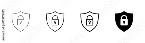 Security icon vector isolated on white background. protection icon. privacy. vpn