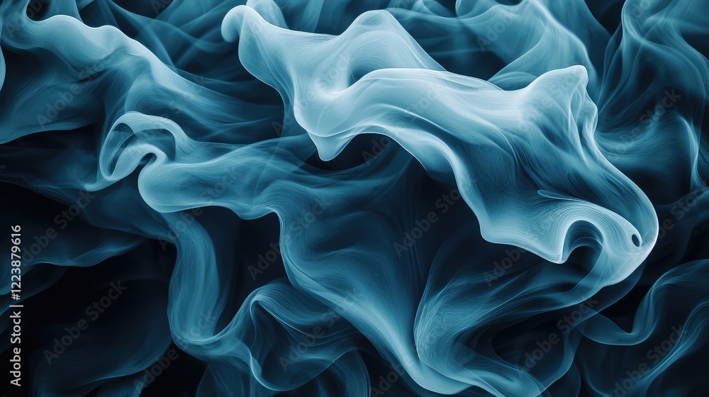 Beautiful smoke patterns in soft gray, merging and twisting in abstract forms against a blank background. Beautiful smoke patterns in soft gray, merging and twisting in abstract forms against a blank background.