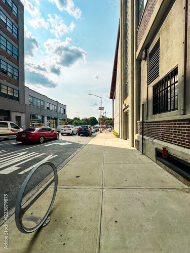 Photography New York City Street - Upper West Side - West End Avenue - Hudson River - Manhat