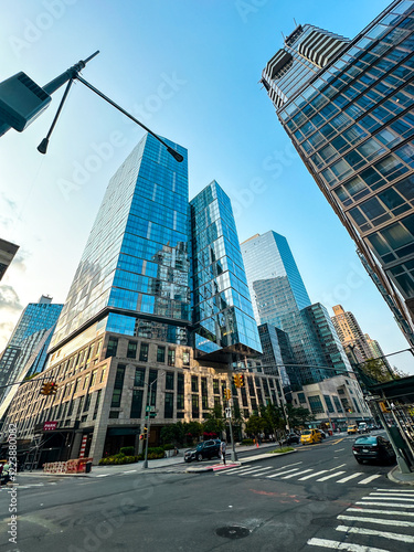 Canvas Print New York City Street - Upper West Side - West End Avenue - Hudson River - Manhat