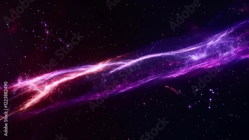 Wallpaper Mural Bright cosmic energy stream of purple and pink light flowing through the vastness of deep space. Seamless looping time lapse animation video background  
 Torontodigital.ca