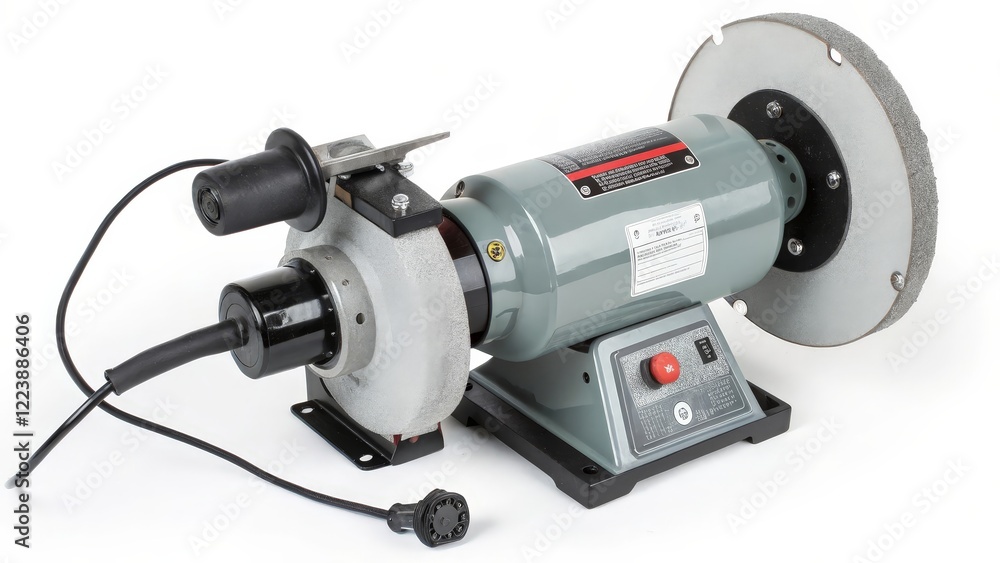 Bench Grinder with Grinding Wheels and Dust Collection System Bench Grinder with Grinding Wheels and Dust Collection System