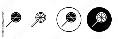 Candy icon vector. candy sign and symbol.