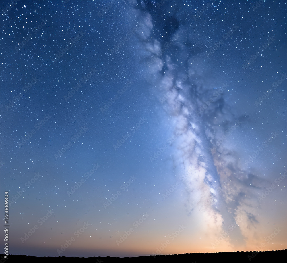 Milky Way near Purros Space stars background. Universe star pattern with blazing stars. Night sky galaxy.generative ai Milky Way near Purros Space stars background. Universe star pattern with blazing stars. Night sky galaxy.generative ai
