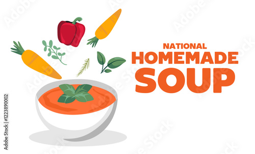 National Homemade Soup Day with delicious homemade soup