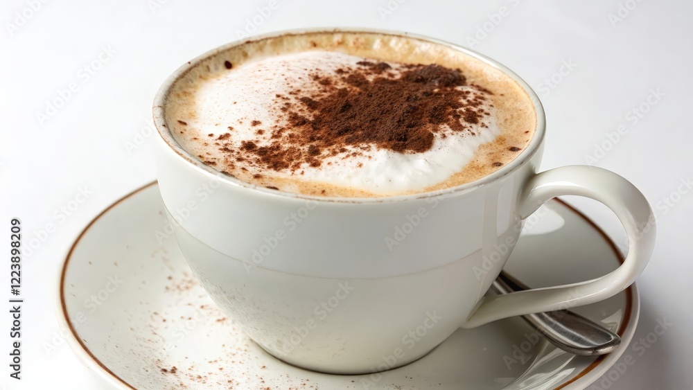 Cappuccino in White Cup Cappuccino in White Cup