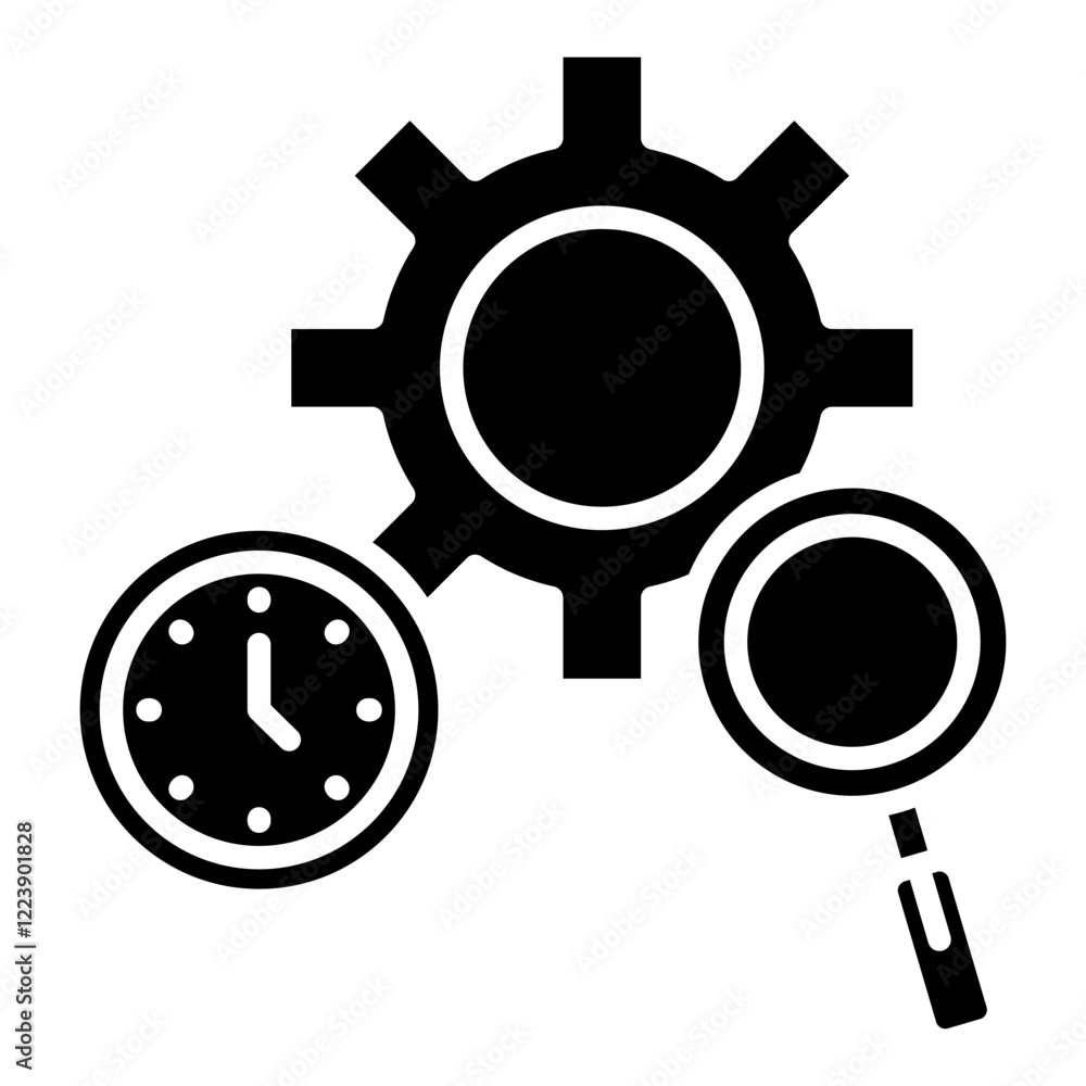 Efficiency Review Icon Element For Design Efficiency Review Icon Element For Design
