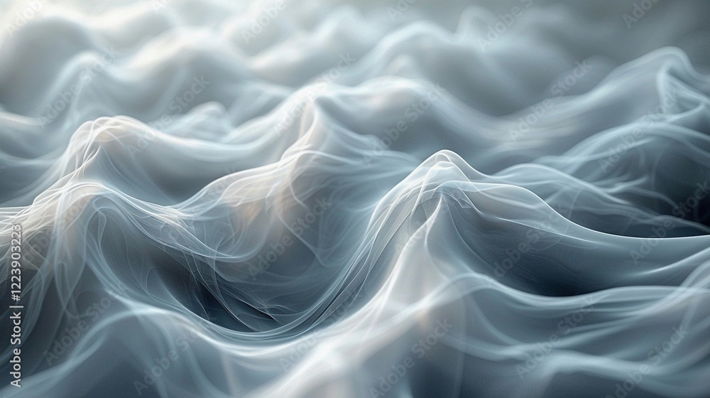 Obraz premium 渦巻く煙のアーティスティックな表現10