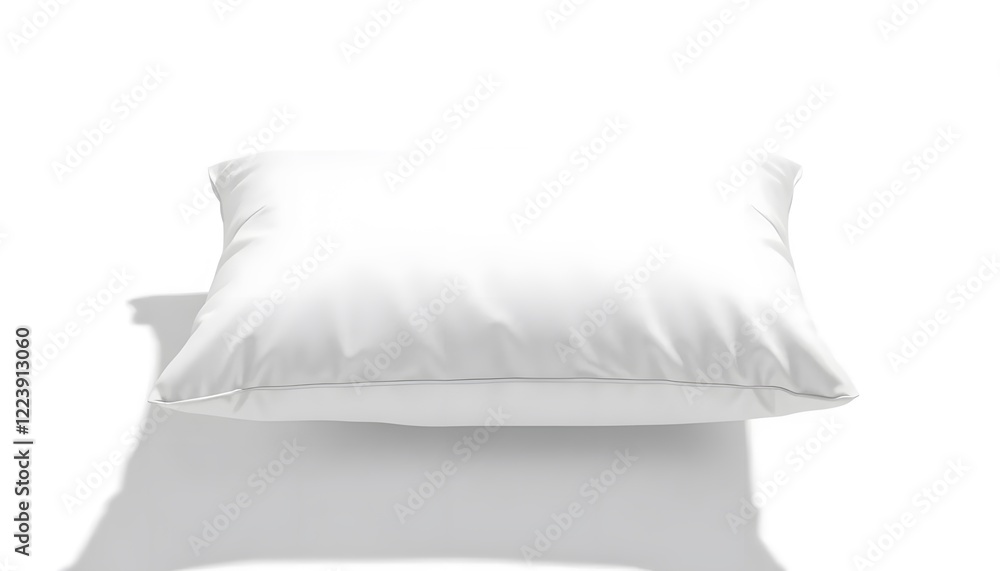 Clean White Pillow Mockup: Soft, Fluffy, and Comfortable Sleep Clean White Pillow Mockup: Soft, Fluffy, and Comfortable Sleep