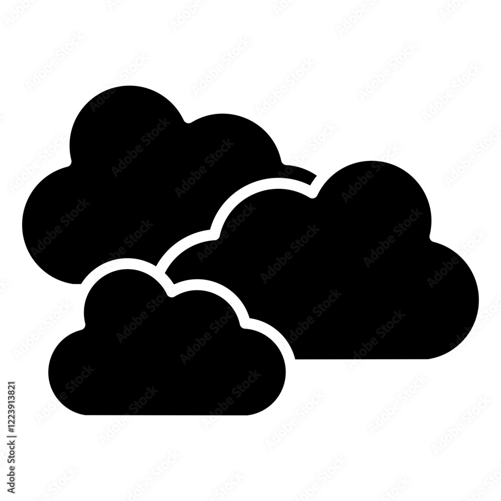 Cloud Formation Icon Element For Design Cloud Formation Icon Element For Design