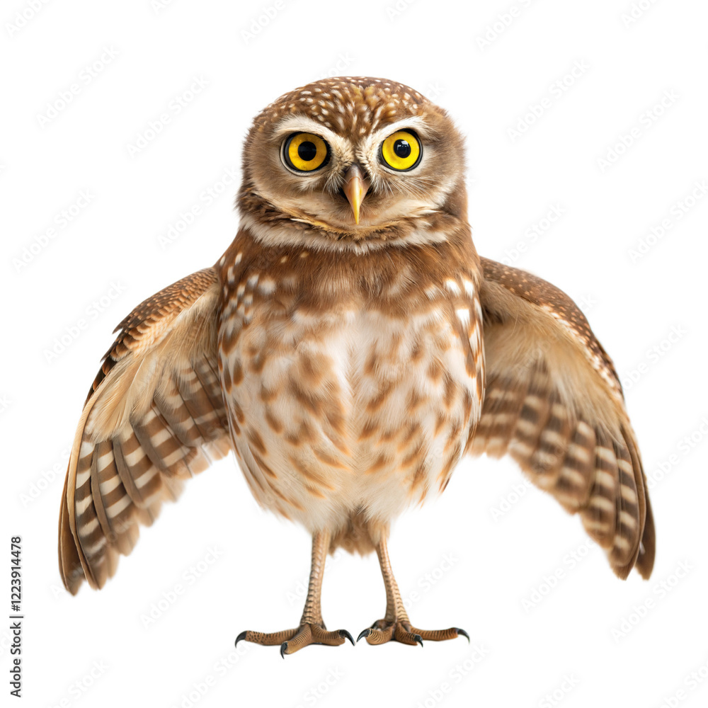 Fototapeta premium Burrowing Owl AI Generated Image