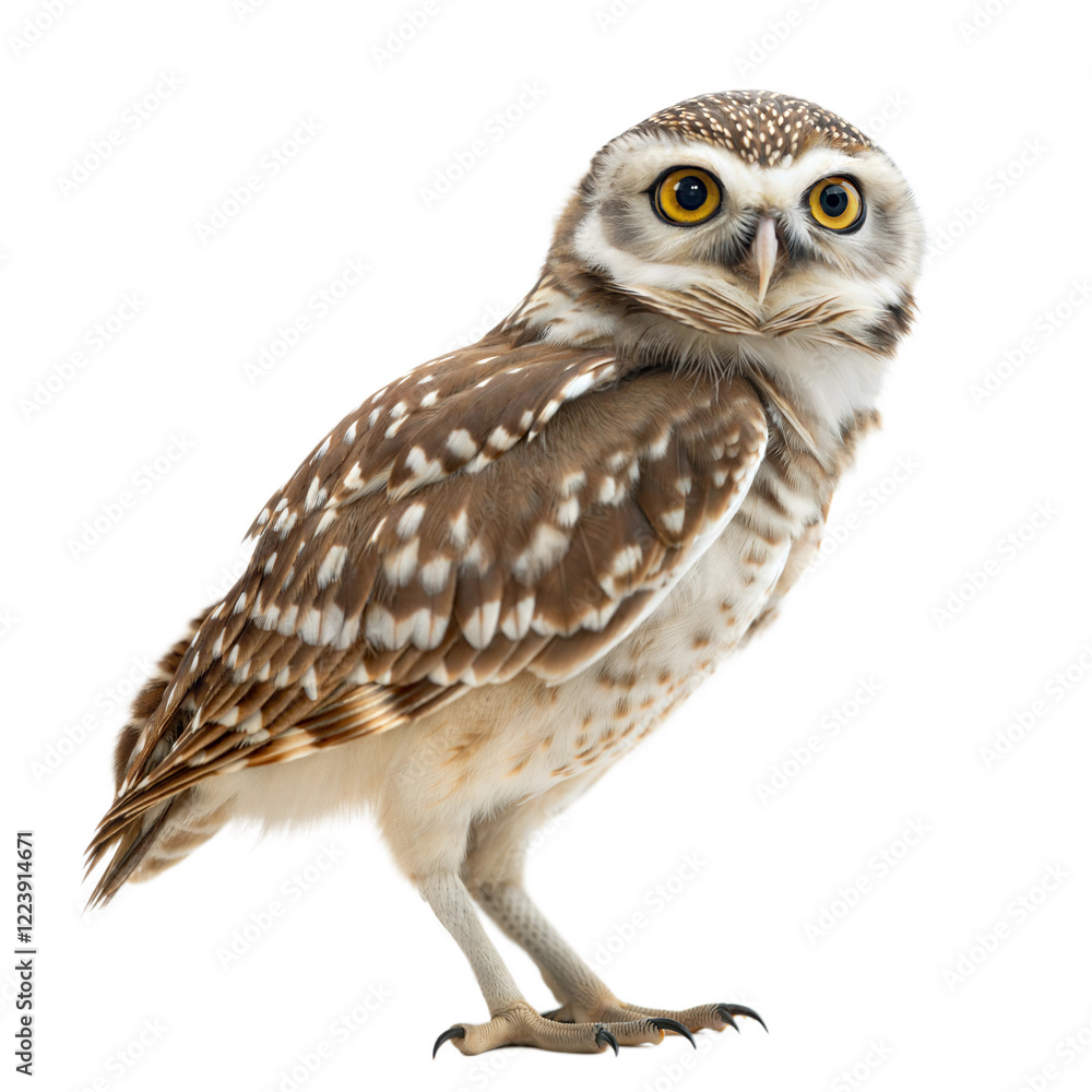 Obraz premium Burrowing Owl AI Generated Image