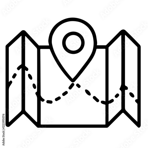 Maps icon illustration