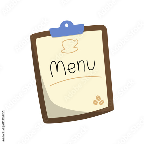 Coffee Shop Menu Caffe Illustration