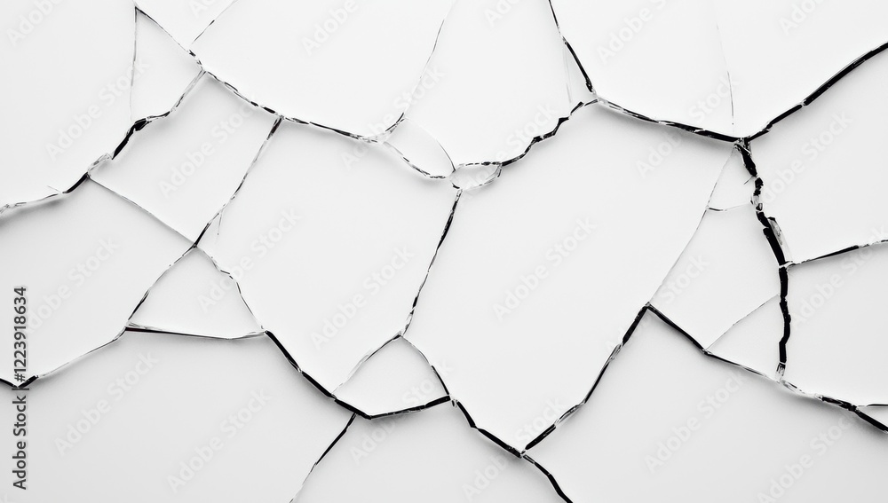 Abstract White Cracked Surface Texture Background Abstract White Cracked Surface Texture Background