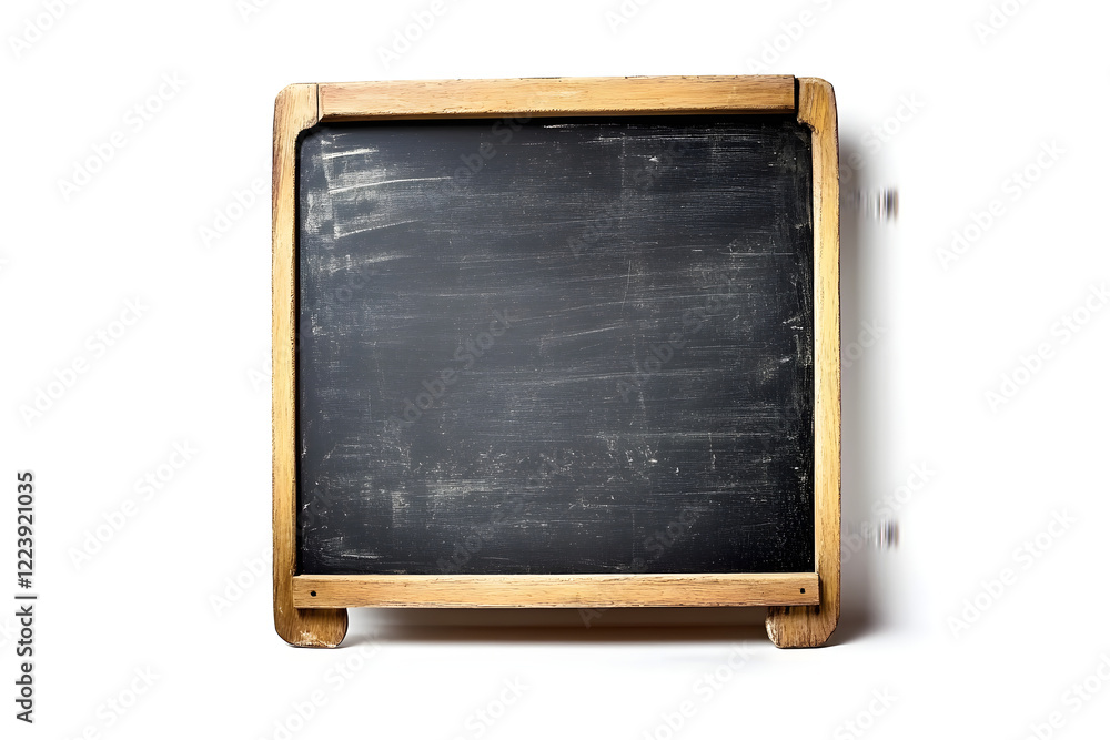 Obraz premium Blank Chalkboard: Write Your Message Now!