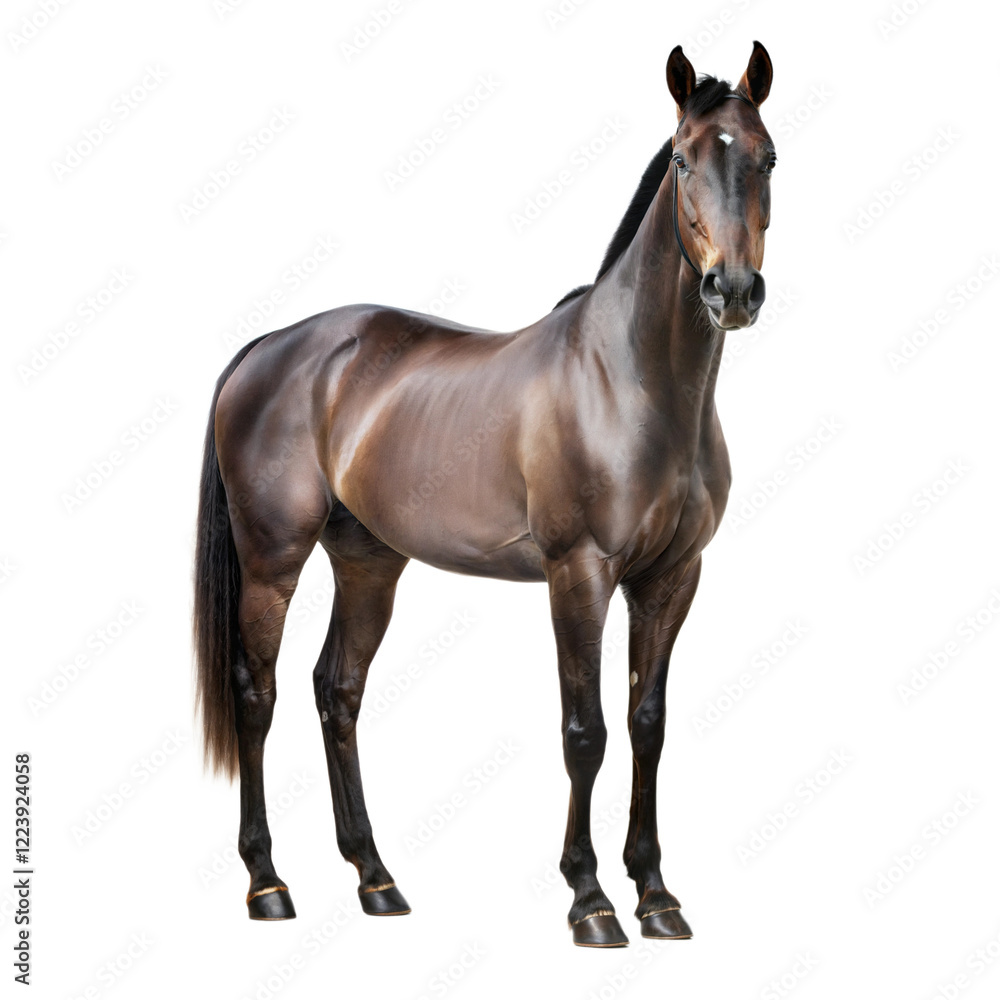 Obraz premium Canadian Horse AI Generated Image