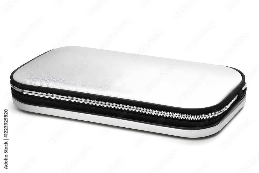Silver Zipper Case: Stylish Storage Solution Silver Zipper Case: Stylish Storage Solution