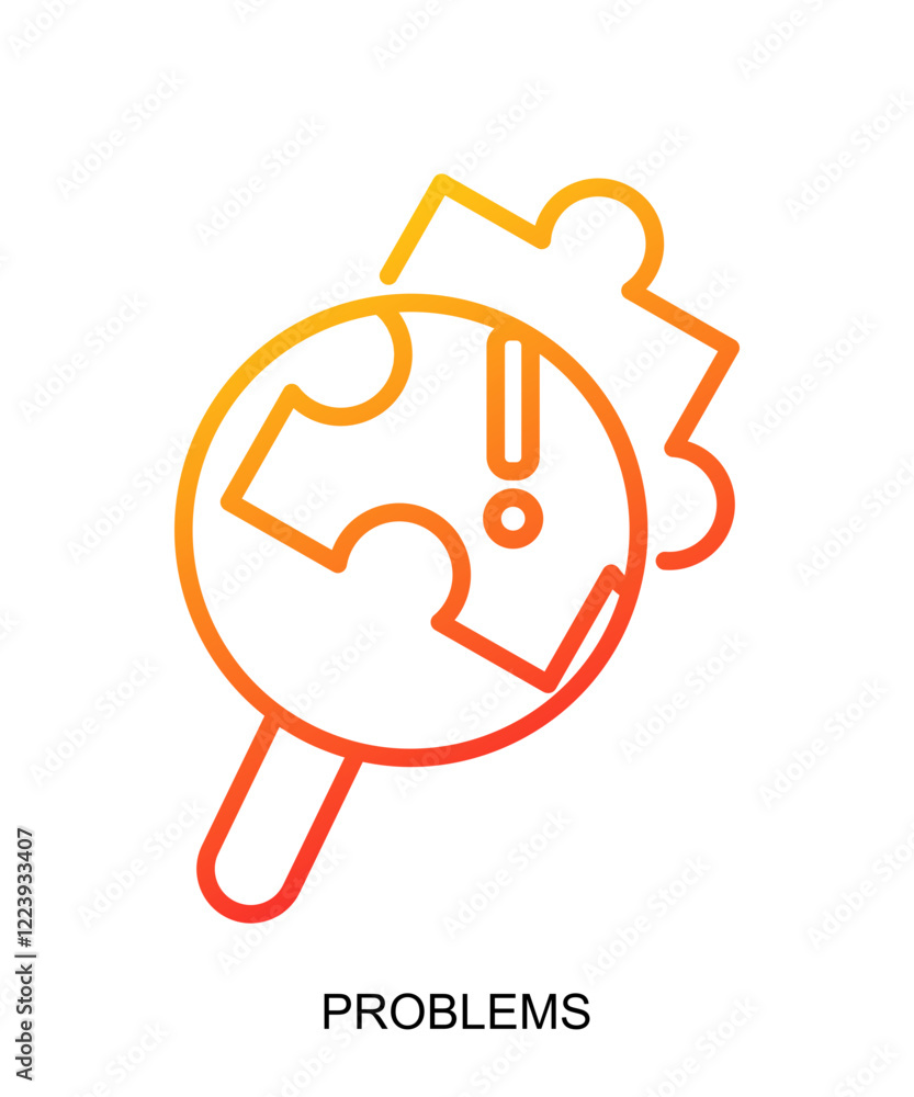 Yellow and red gradient product presentation icon Yellow and red gradient product presentation icon