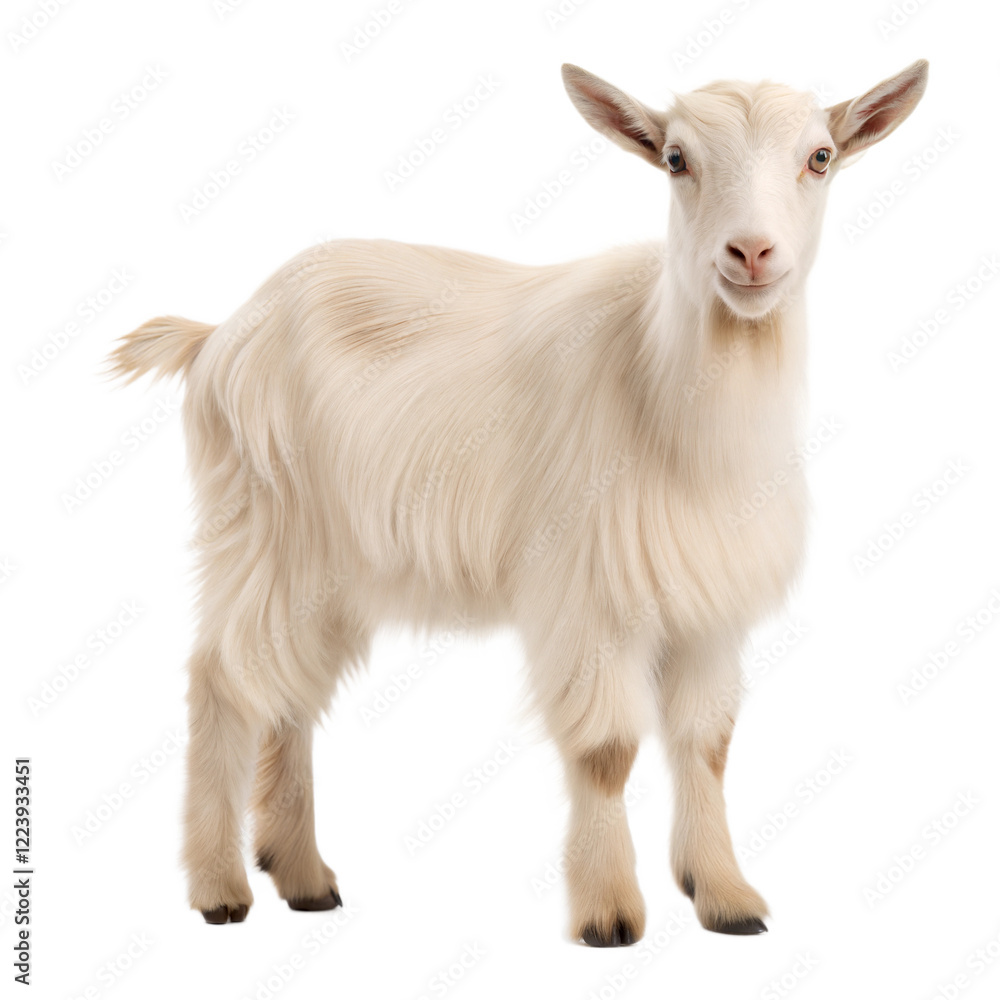 Naklejka premium Cashmere Goat AI Generated Image